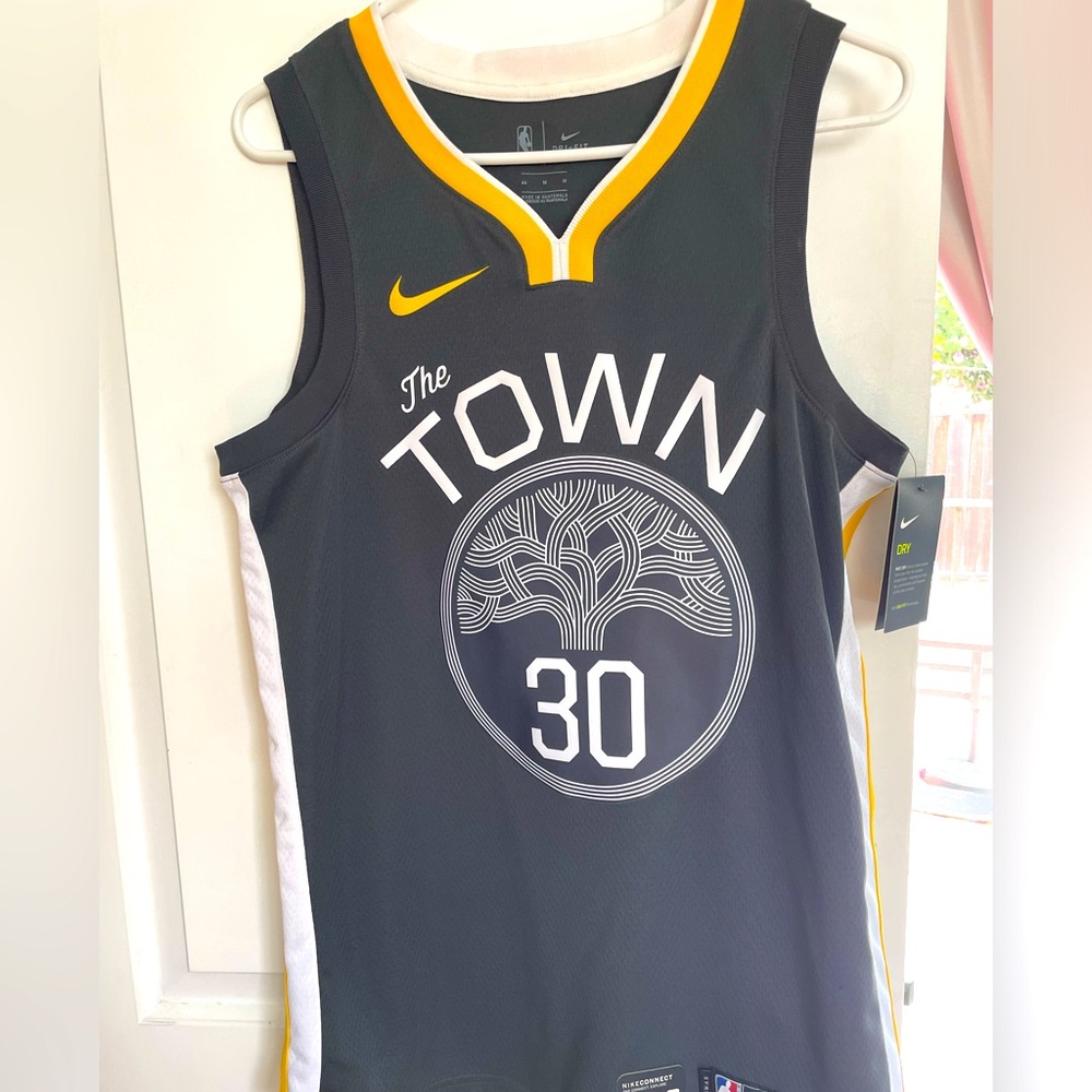 NBA Warriors “ The Town” Mens Basketball Jersey #30